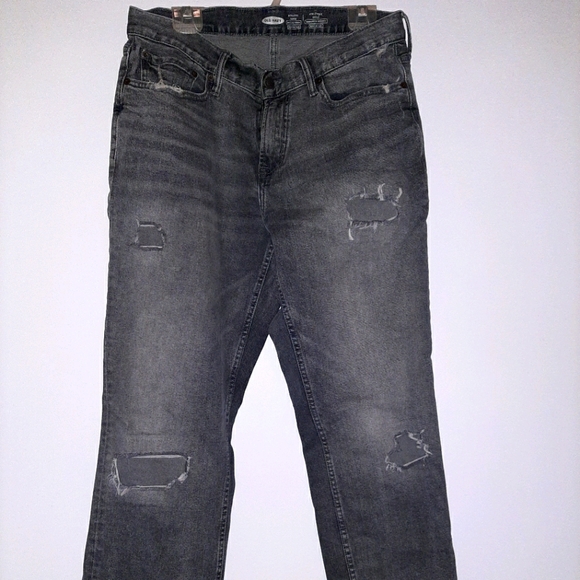 Relaxed Slim Built-In Flex Distressed Jeans for Me - Picture 2 of 3